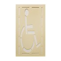 Floor marking stencils