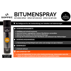 Bitumen-Spray für Korrossionsschutz nach Montage
