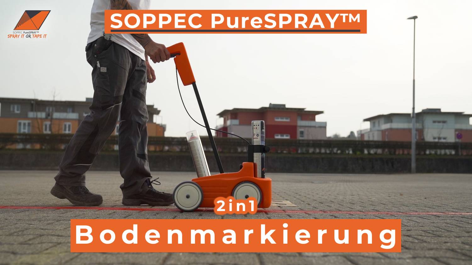 Soppec PureSPRAY 2 in 1 Floor Marker